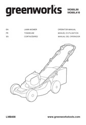 GreenWorks LMB408 Operator's Manual