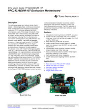 Texas Instruments PFC23338EVM-107 User Manual