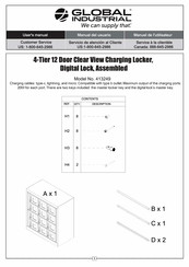 Global Industrial 413249 User Manual