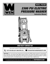Wen PW2300 Instruction Manual