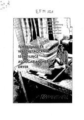 Brandt EFM 101 Instruction Booklet