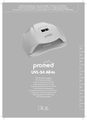 Promed UVL-54 All-In Instruction Leaflet