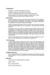 Planet ET-808 Manual