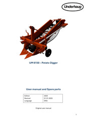 Underhaug UM 6150 User Manual And Spare Parts