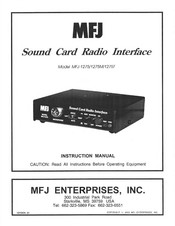 MFJ MFJ-1275 Instruction Manual