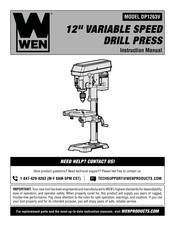 Wen DP1263V Instruction Manual