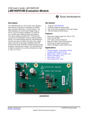Texas Instruments LM5169PEVM User Manual