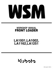 Kubota LA1002-68C Workshop Manual