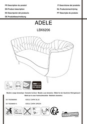 Vente Unique ADELE LBX6206 Product Description