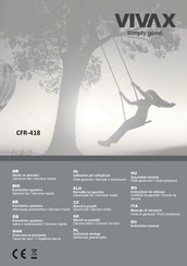 Vivax CFR-418 Instruction Manual