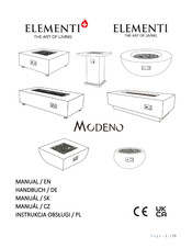 ELEMENTI MODENO OFG107 Manual