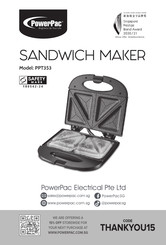 Powerpac PPT353 Instruction Manual