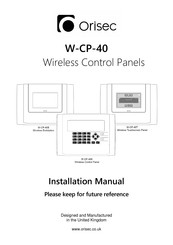Orisec W-CP-40 Instruction Manual