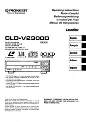 Pioneer CLD-V2300D Operating Instructions Manual