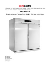 Ggm Gastro KSI2726 Quick Start Manual