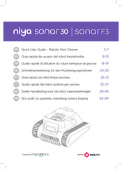 Maytronics niya sonar 30 Quick User Manual