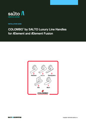 Salto COLOMBO Luxury Robotre Installation Manual