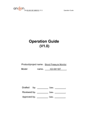 Andon KD-5811BT Operation Manual