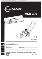 Lumag WKB300 Operating Instructions Manual