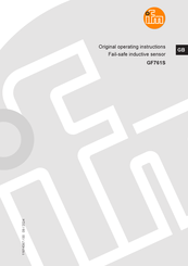 Ifm Electronic GF761S Original Operating Instructions