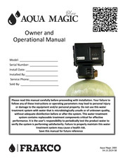 Frakco AQUA MAGIC Plus 2900 Owner And Operational Manual