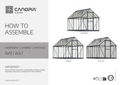 Palram CANOPIA HARMONY 6x12/2x3.7 How To Assemble