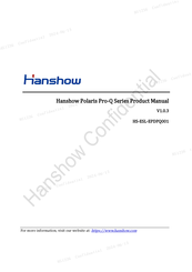 hanshow Polaris Pro-Q Series Product Manual
