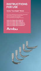 Ambu SureSight Blade HYPER 3C Instructions For Use Manual