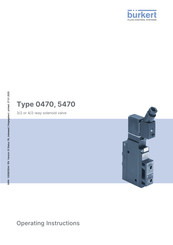Burkert 0470 Operating Instructions Manual
