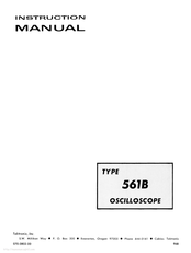 Tektronix 561B Instruction Manual