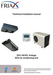 Friax SPC 30 Technical Installation Manual