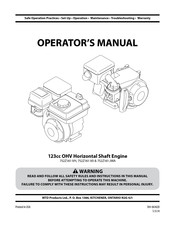 MTD 752Z161JWA Operator's Manual