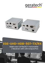 geratech EGE-UHD-HDB-507-TX Manual