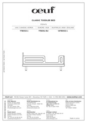 Oeuf 1TB00-EU Series Instructions For Safe Use