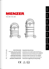 Menzer VCL 330 Translation Of The Original Operating Manual