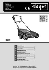 Scheppach SC38 Instruction Manual