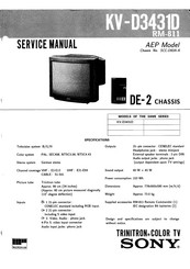 Sony RM-811 Service Manual