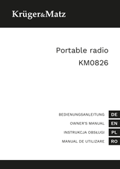 Krüger & Matz KM0826 Owner's Manual