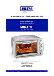 Beem KWS 2028-307A Operating Instructions Manual