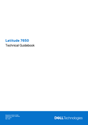 Dell Latitude 7650 Technical Manualbook