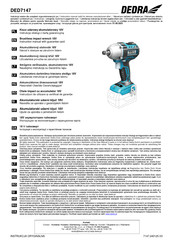 DEDRA DED7147 Instruction Manual
