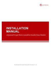 Jolywood HD108N Installation Manual