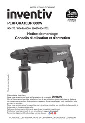 inventiv INV-RH800 Technical Installation Instructions Use And Maintenance Instructions