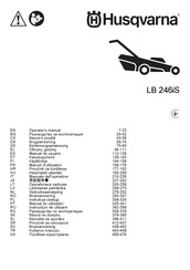 Husqvarna LB 246iS Operator's Manual