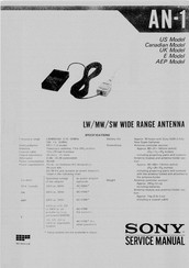 Sony AN-1 Service Manual