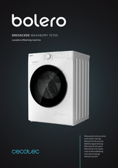 cecotec BOLERO DRESSCODE WASH&DRY 10700 INVERTER Instruction Manual