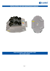 Air Control URC DOMO SMART Instructions For Installation, Use And Maintenance Manual