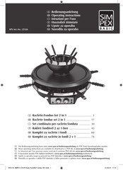 Simpex 25326 Operating Instructions Manual