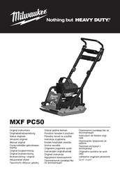 Milwaukee MX FUEL MXF PC50 Original Instructions Manual