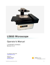 Etaluma LS850 Operator's Manual